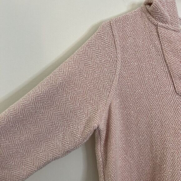 Faherty Women’s Seabrook French Terry Hoodie Textured Light‎ Pink Sz Small - Picture 3 of 12
